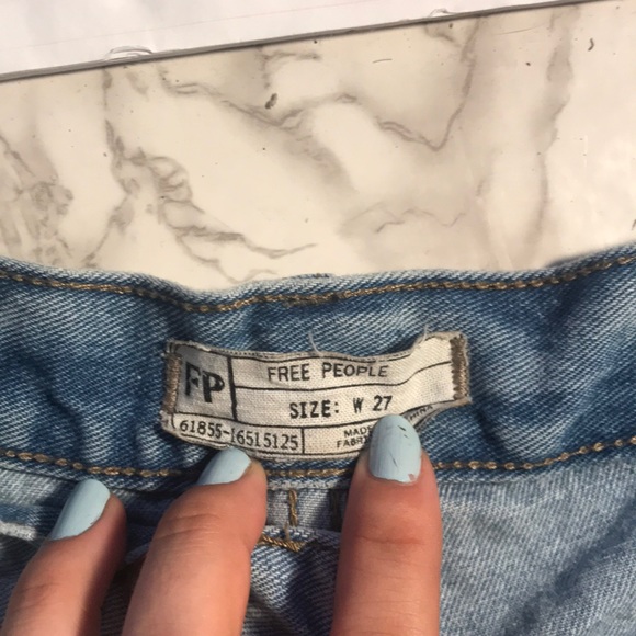 Free people button fly shorts - Picture 2 of 3